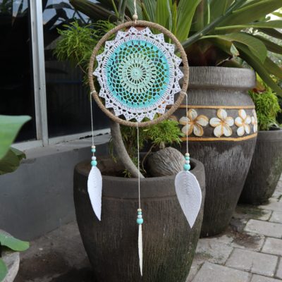 Large Turquoise Elemental Spirits Dream Catcher
