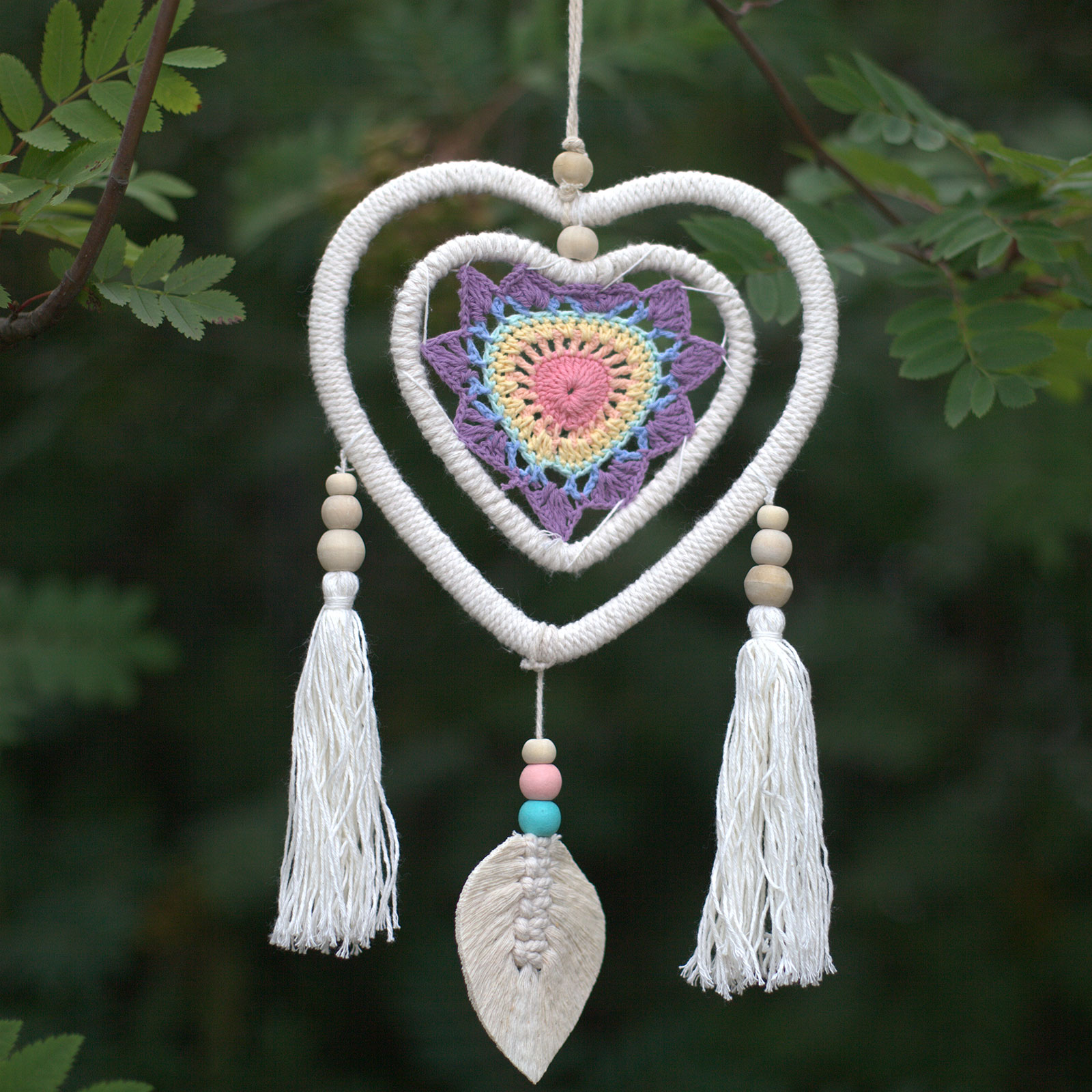 Medium Multi Heart in Heart Dream Catcher 2 Medium Multi Heart in Heart Dream Catcher