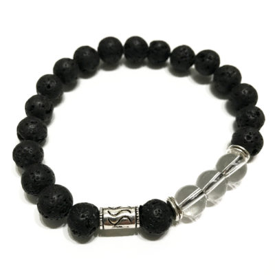 Lava Stone Bracelet – Tribal Rock Quartz
