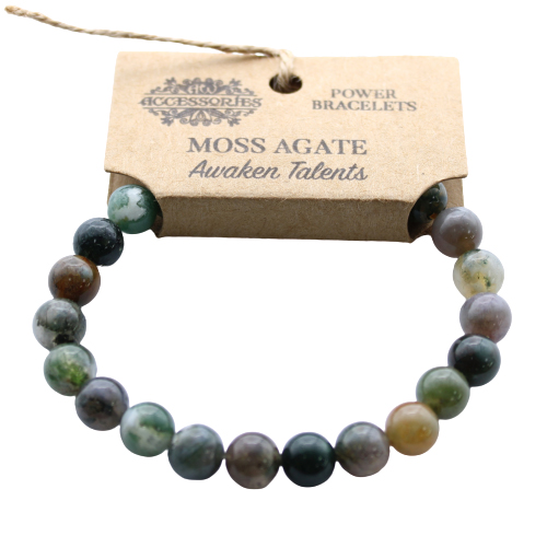 Moss Agate Power Bracelet 2 Moss Agate Power Bracelet