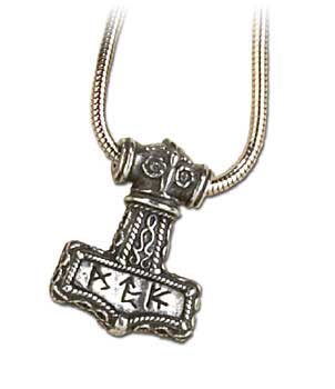 Bindrune Hammer Pendant