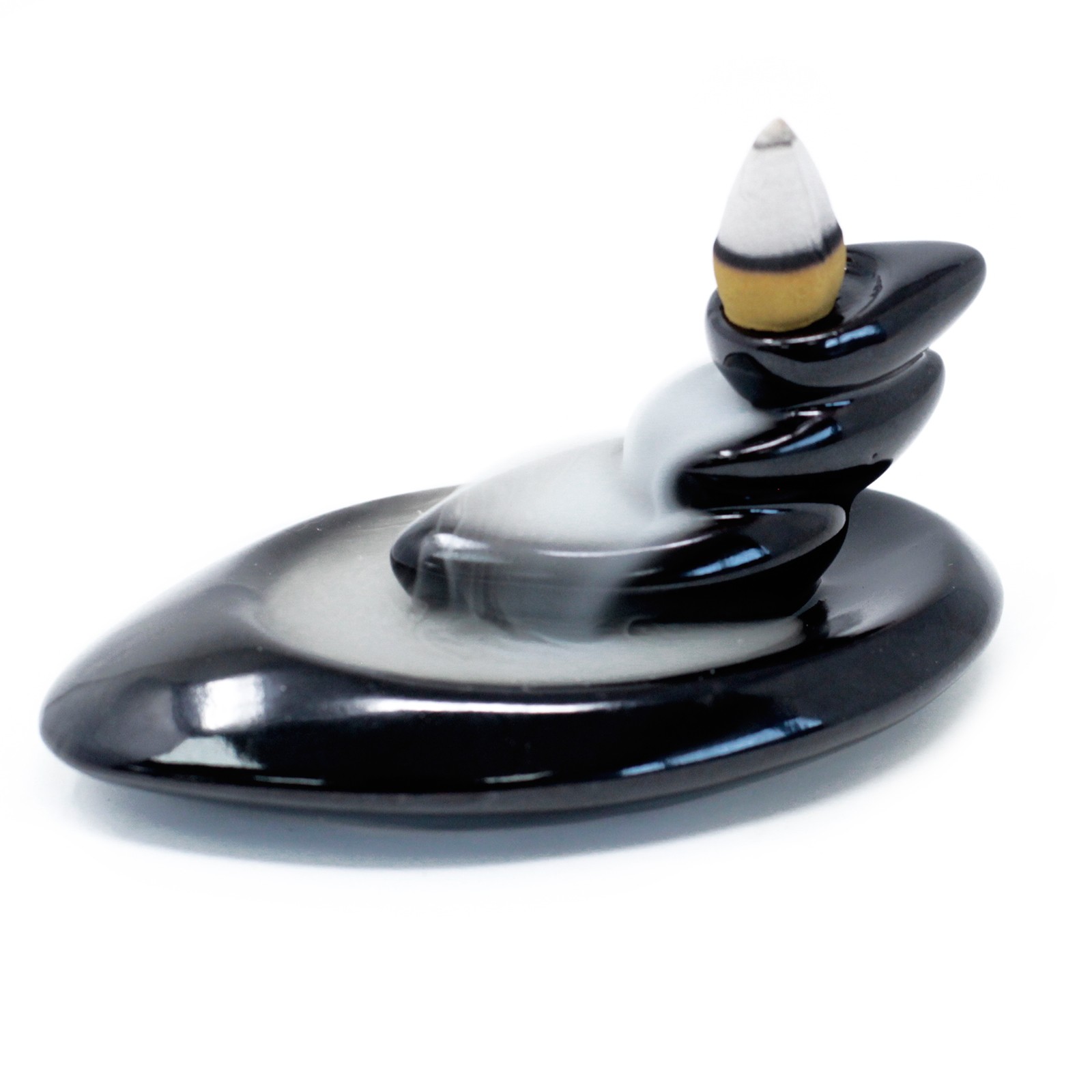 Back Flow Incense Burner – Small Pebbles 2 Back Flow Incense Burner – Small Pebbles