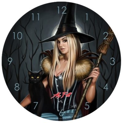 The Winter Witch Clock