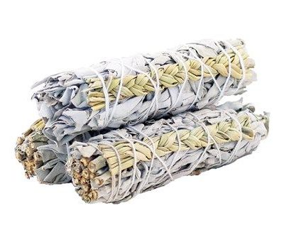 Smudge Stick – White Sage & Sweetgrass 10cm