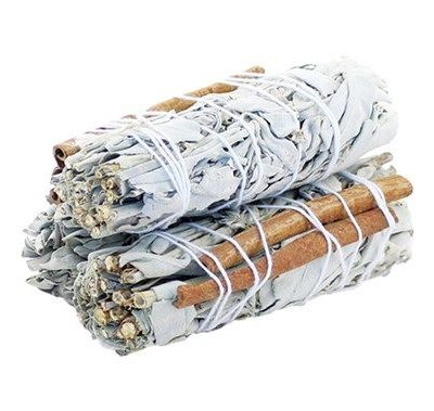 Smudge Stick – White Sage & Cinnamon 10cm