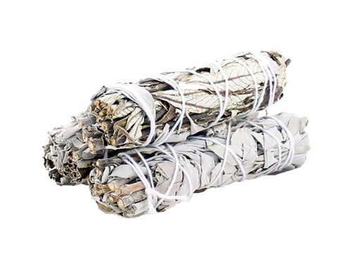 Smudge Stick – White Sage & Yerba Santa 10cm Smudge Stick – White Sage & Yerba Santa 10cm