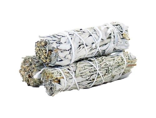 Smudge Stick – White Sage & Blue Sage 10cm Smudge Stick – White Sage & Blue Sage 10cm