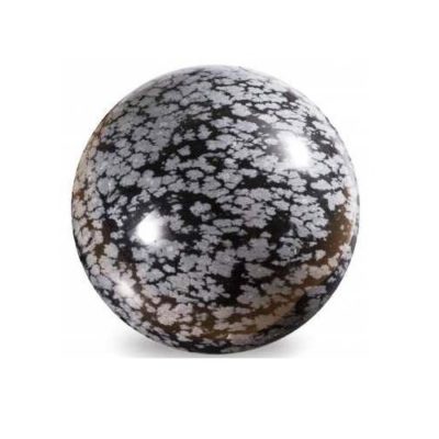 Snowflake Obsidian Sphere