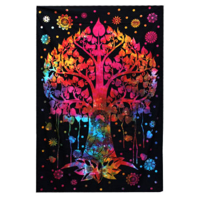 Double Cotton Bedspread + Wall Hanging – Bodhi Tree