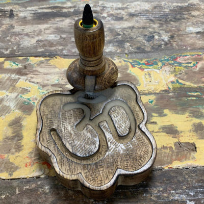 Ohm Mango Wood Backflow Burner