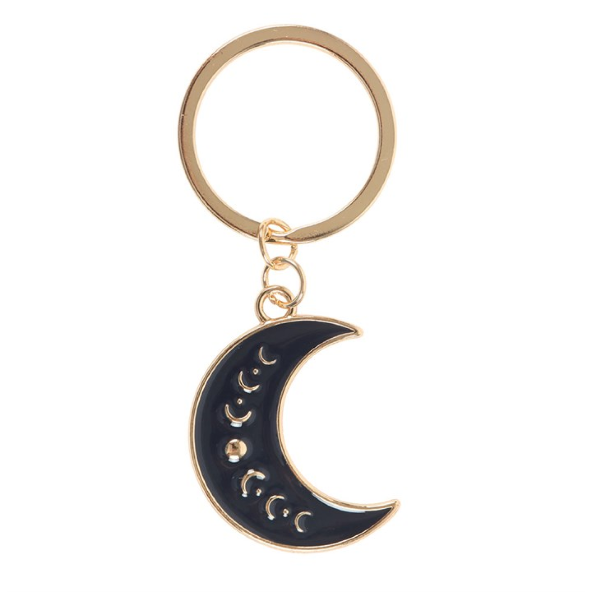 Blue Moon Phase Crescent Moon Keyring 3 Blue Moon Phase Crescent Moon Keyring