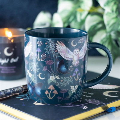 Night Flight Print Ceramic Mug