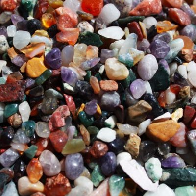 Mixed Natural Gemstone Chips 1KG