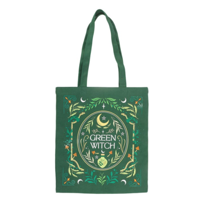 Green Witch Tote Bag