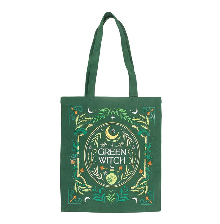 Green Witch Tote Bag 2 Green Witch Tote Bag