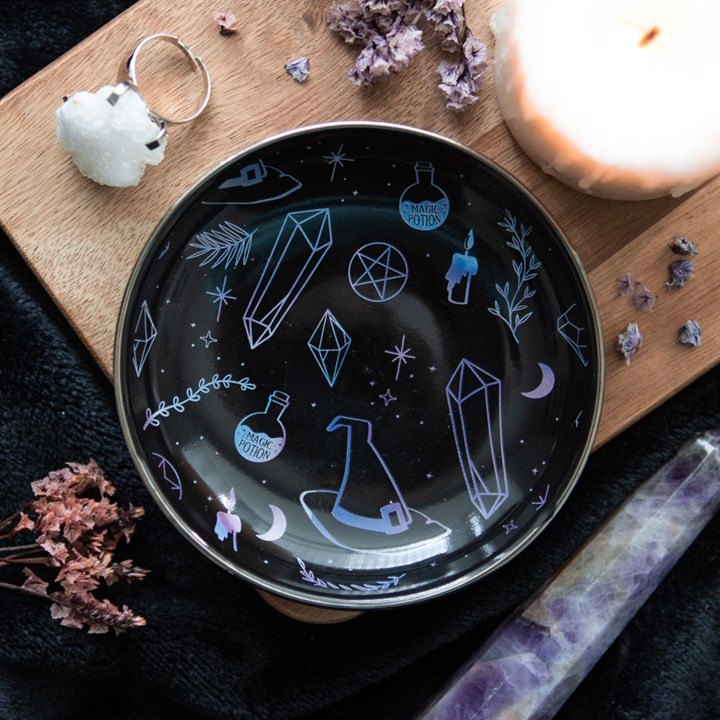 Crystal Witch Trinket Dish Crystal Witch Trinket Dish
