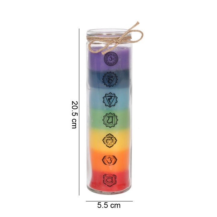 Tall Chakra Candle 2 Tall Chakra Candle