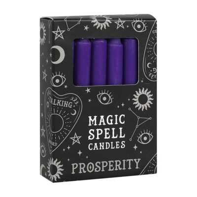 Purple Spell Candles – Prosperity