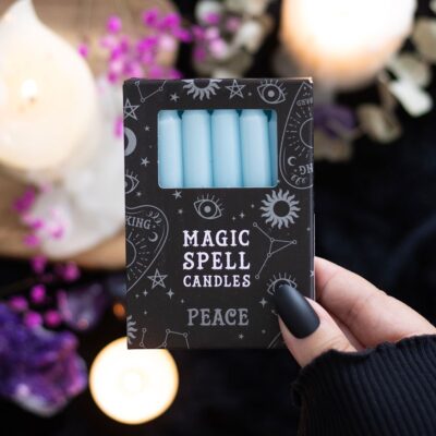 Light Blue Spell Candles – Peace
