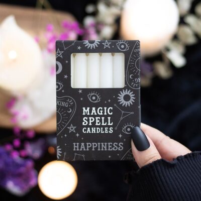 White Spell Candles – Happiness