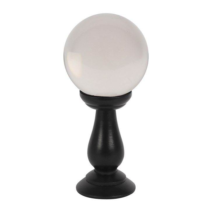 Small Clear Crystal Ball on Stand Small Clear Crystal Ball on Stand