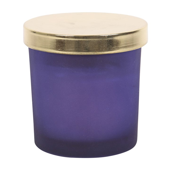 Third Eye Chakra Lavender Crystal Chip Candle 4 Third Eye Chakra Lavender Crystal Chip Candle