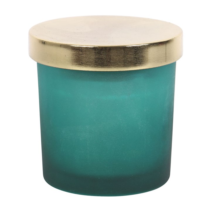 Heart Chakra Mint Crystal Chip Candle 4 Heart Chakra Mint Crystal Chip Candle
