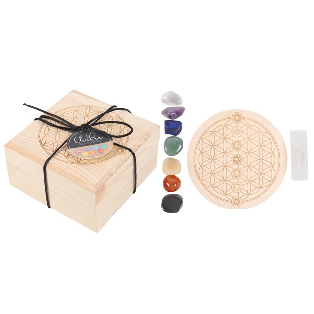 Chakra Crystal Grid Gift Set Chakra Crystal Grid Gift Set