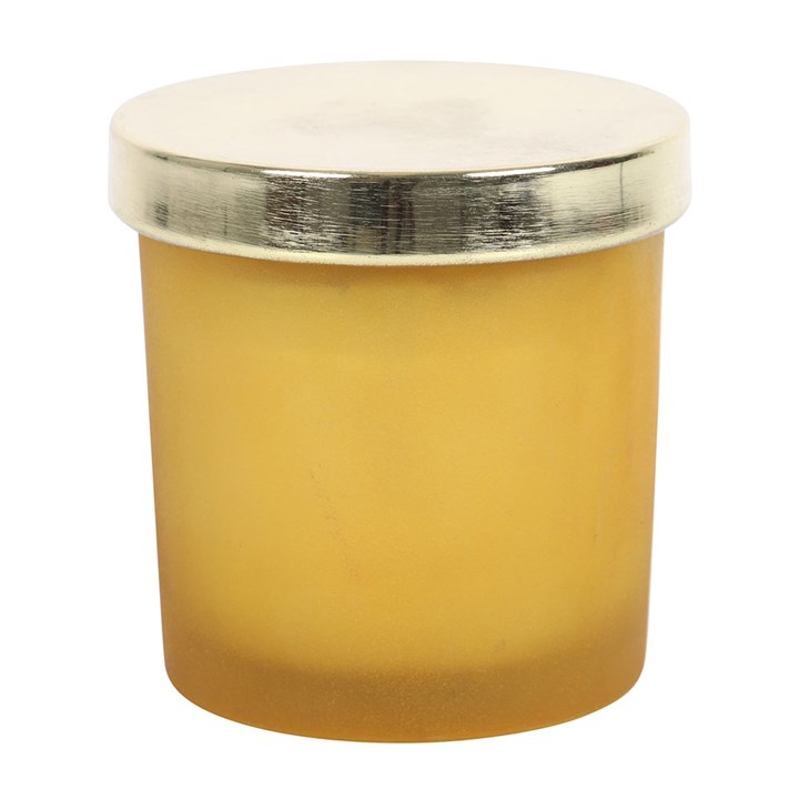 Solar Plexus Chakra Lemon Crystal Chip Candle 4 Solar Plexus Chakra Lemon Crystal Chip Candle