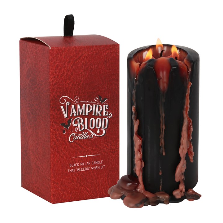 Large Vampire Blood Pillar Candle 2 Large Vampire Blood Pillar Candle