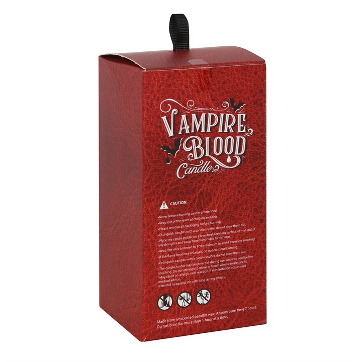 Large Vampire Blood Pillar Candle 6 Large Vampire Blood Pillar Candle