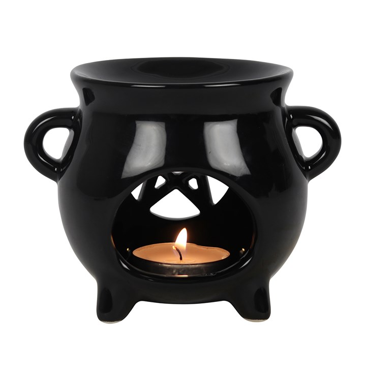 Pentagram Cauldron Oil Burner 2 Pentagram Cauldron Oil Burner