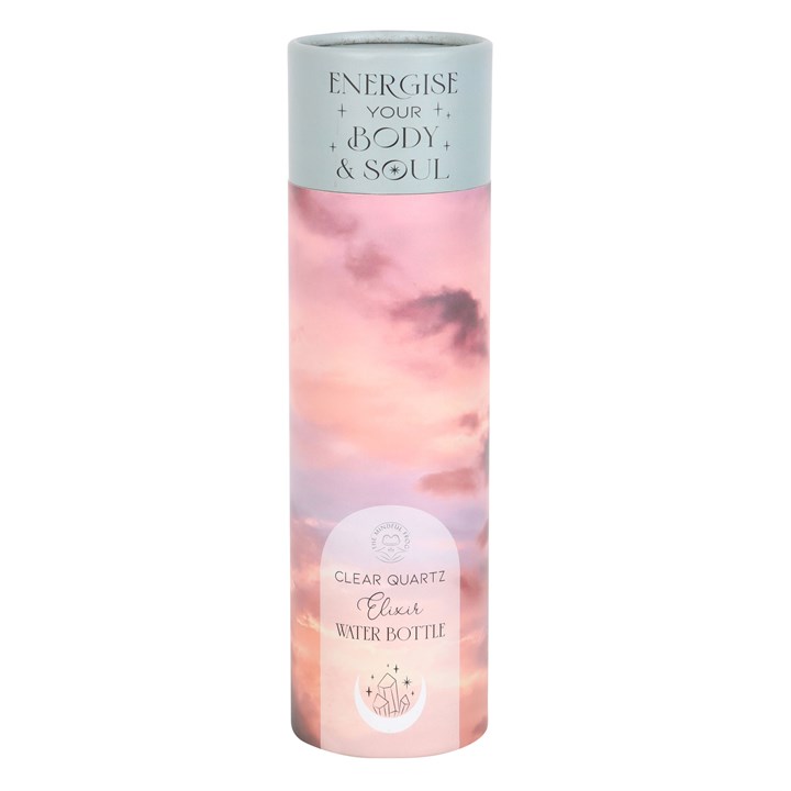 Clear Quartz Body and Soul Glass Water Bottle 5 Clear Quartz Body and Soul Glass Water Bottle