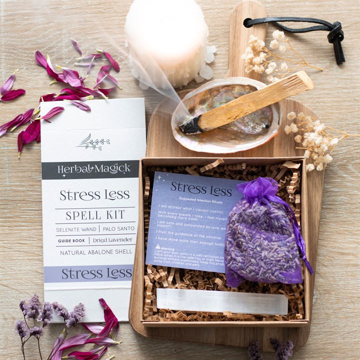Herbal Magick Stress Less Spell Kit 4 Herbal Magick Stress Less Spell Kit