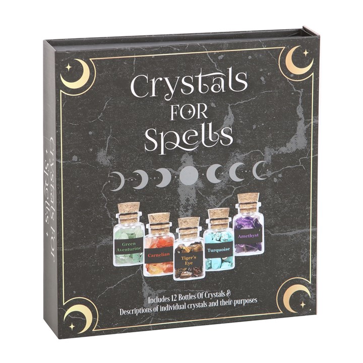 Crystals for Spells Crystal Chip Bottle Gift Set Crystals for Spells Crystal Chip Bottle Gift Set