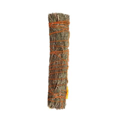 Ritual Wand Smudge Stick with Rosemary, Palo Santo and Quartz – 9 Inches