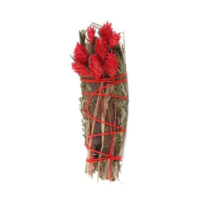 Ritual Wand Smudge Stick with Rosemary and Yerba Santa Sage – 6 Inches