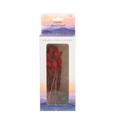 Ritual Wand Smudge Stick with Rosemary and Yerba Santa Sage – 6 Inches