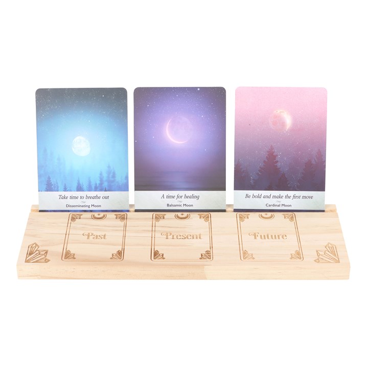 Natural Past Present Future Tarot Card Stand Natural Past Present Future Tarot Card Stand