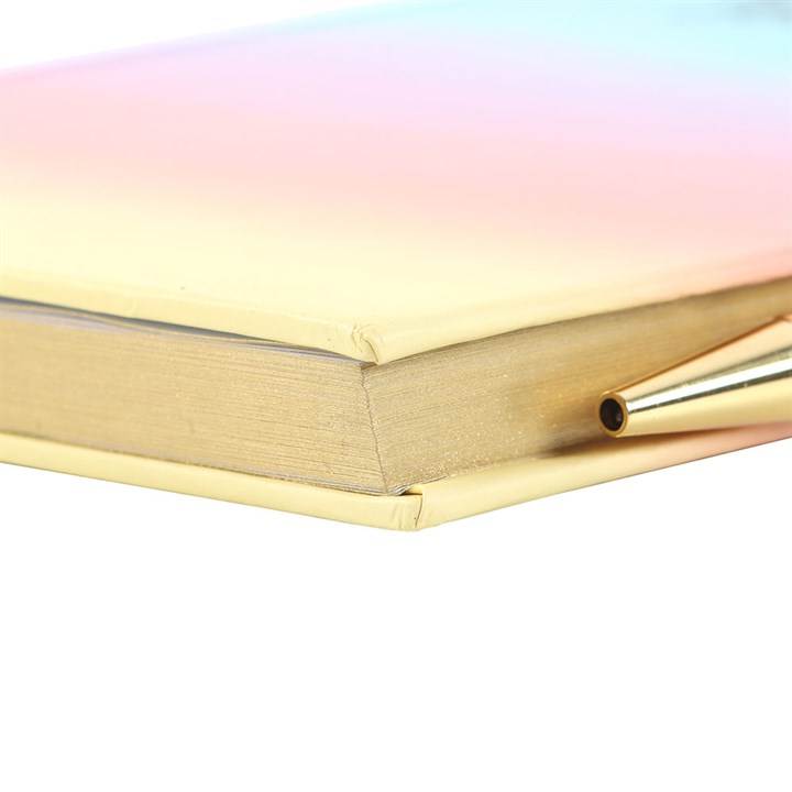 Multicoloured Gratitude Journal with Amethyst Pen 5 Multicoloured Gratitude Journal with Amethyst Pen
