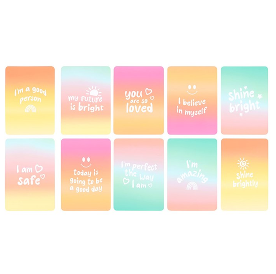 Mindful Moments Affirmation Cards with Wooden Stand 2 Mindful Moments Affirmation Cards with Wooden Stand