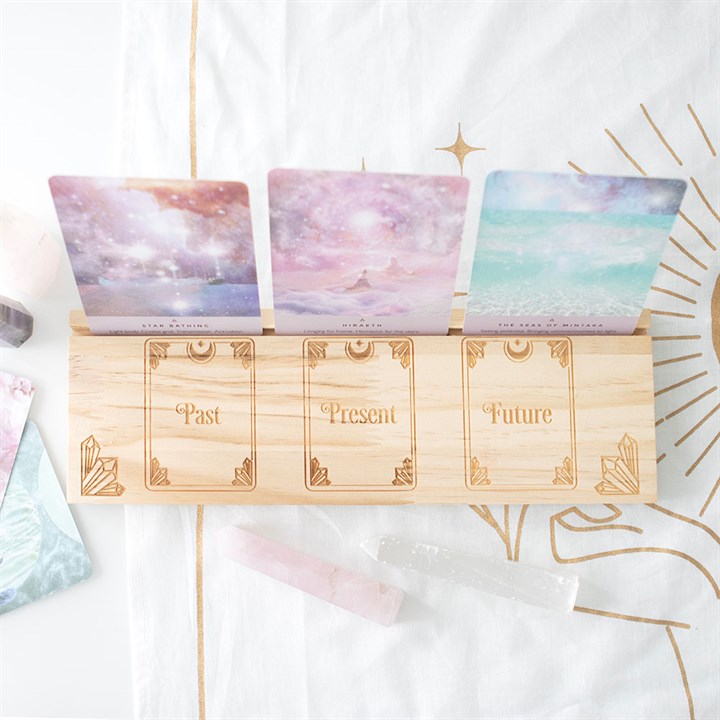 Natural Past Present Future Tarot Card Stand 6 Natural Past Present Future Tarot Card Stand