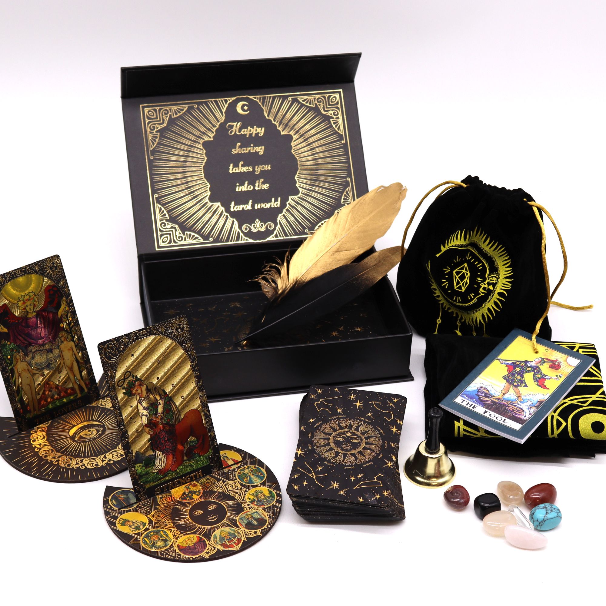 Gold Foil Tarot – Let the Magic Begin Gift Set Gold Foil Tarot – Let the Magic Begin Gift Set