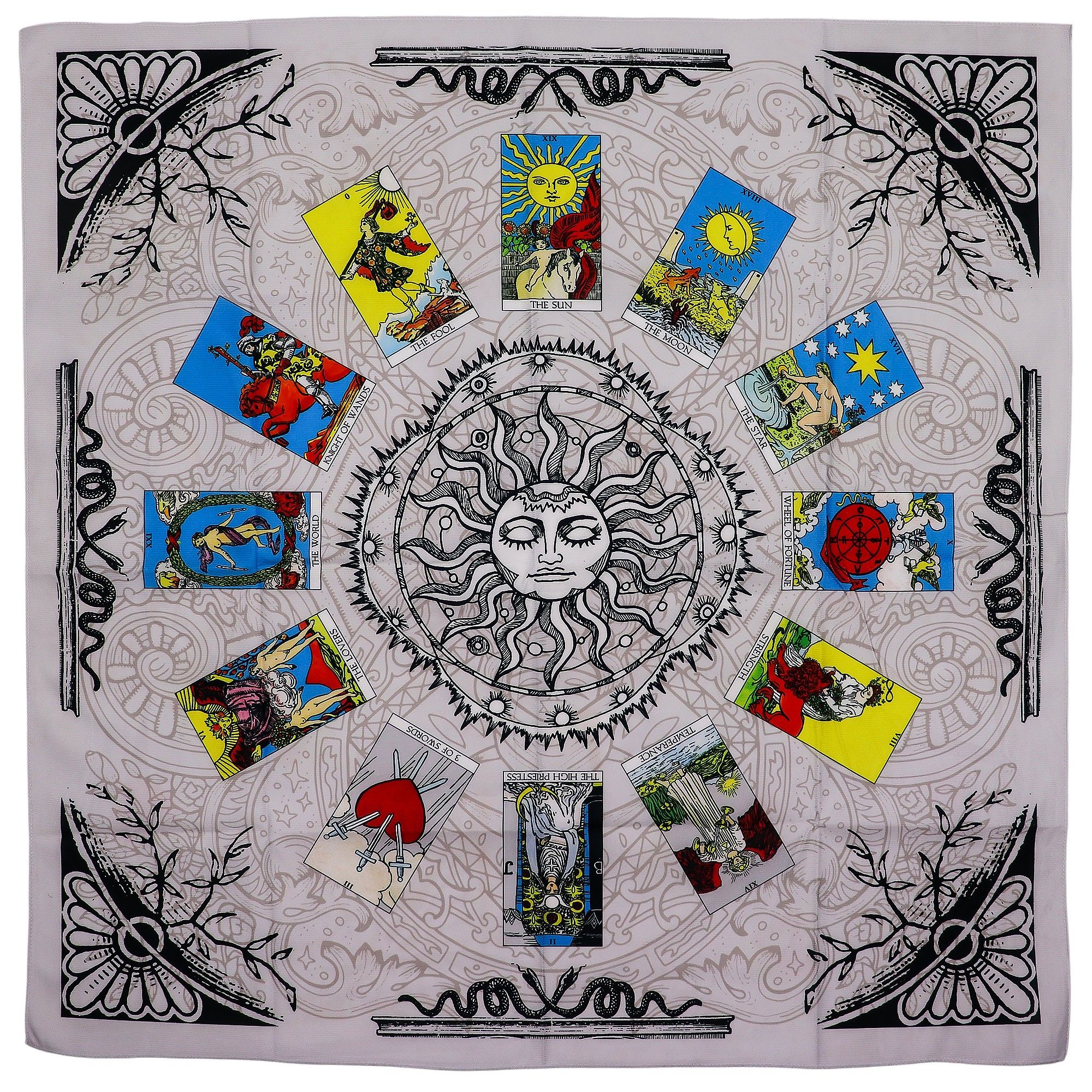 Tarot Reading Cloth – Sun Tarot Reading Cloth – Sun