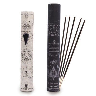 Ancient Witch Spell Incense – Success – Black Obsidian Pendulum