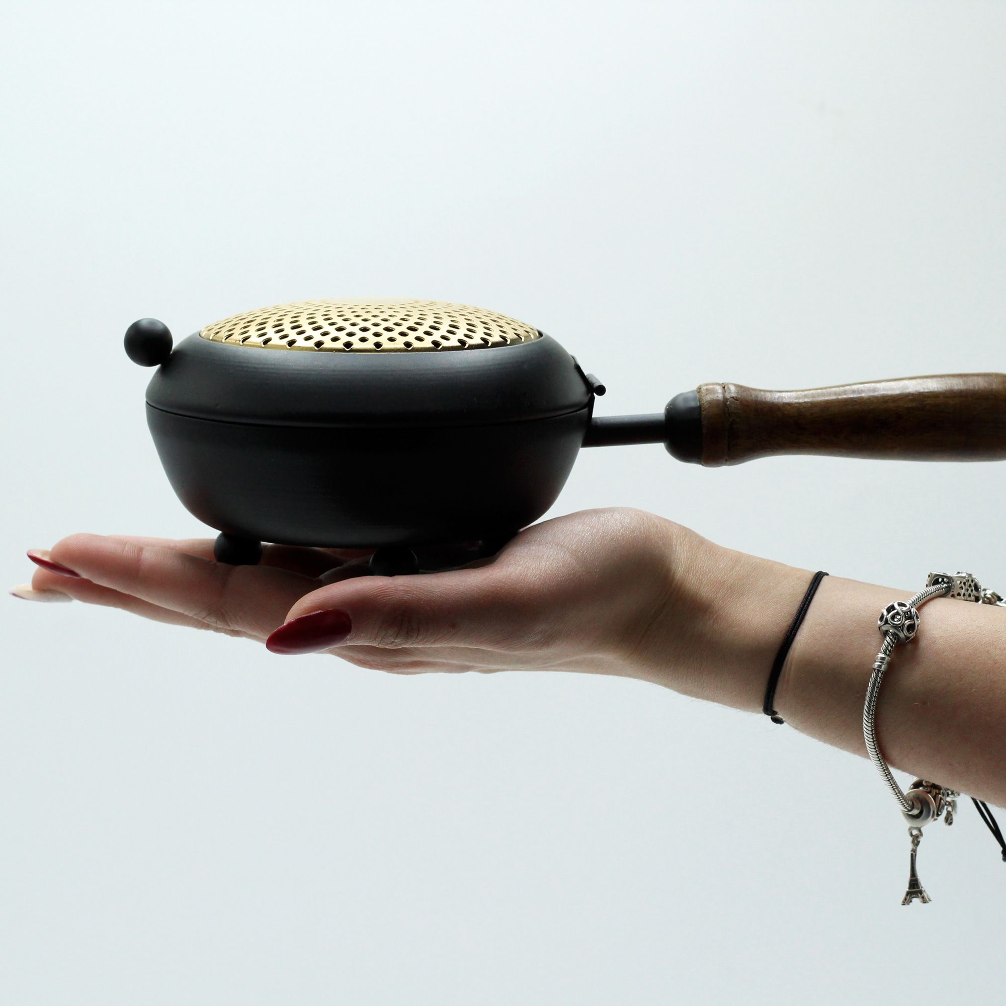 Large Iron Censer Incense Burner 4 Large Iron Censer Incense Burner