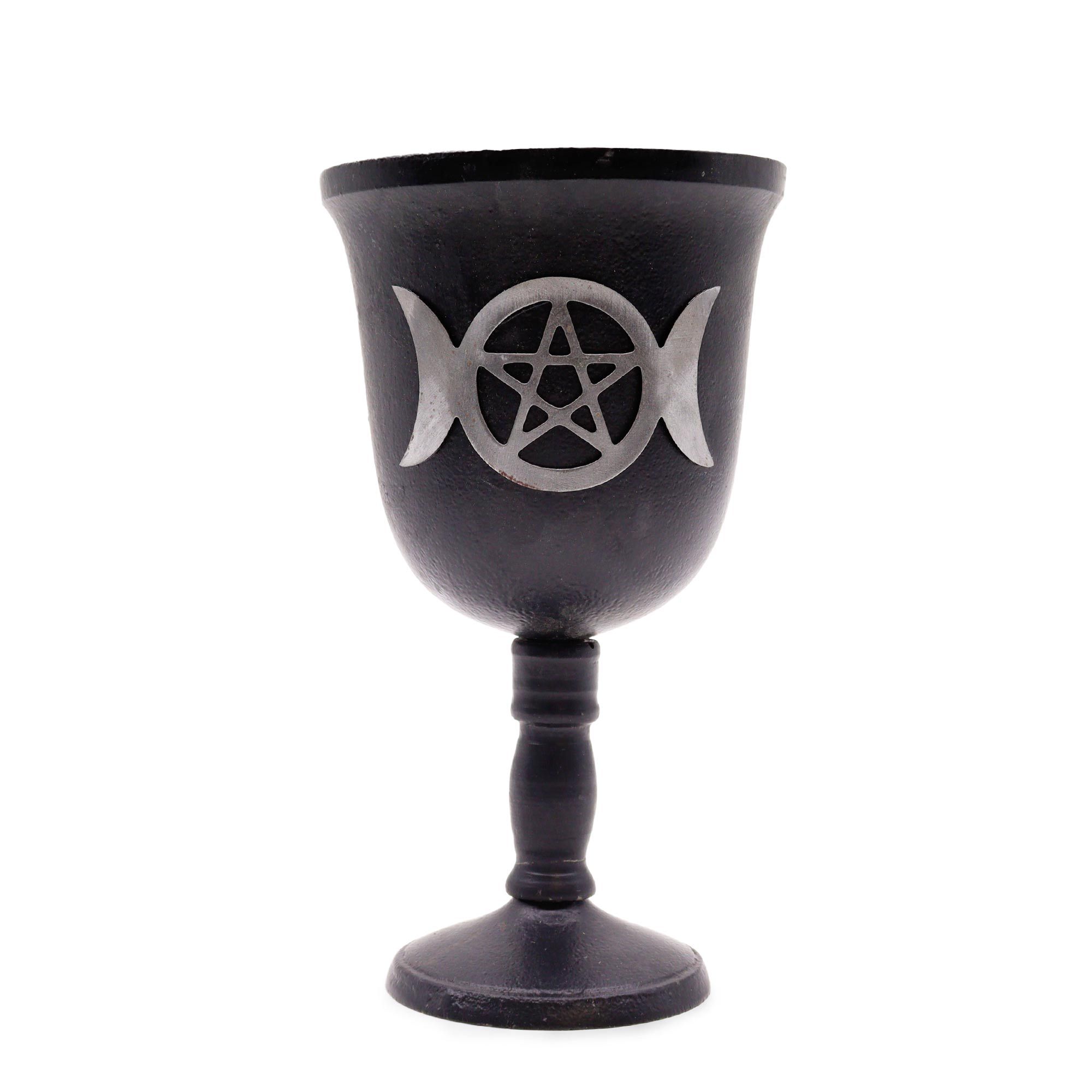 Iron Ritual Goblet – Triple Moon Iron Ritual Goblet – Triple Moon