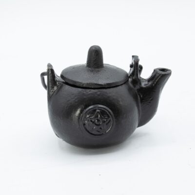 Small Cast Iron Ritual Pot with Pentagon