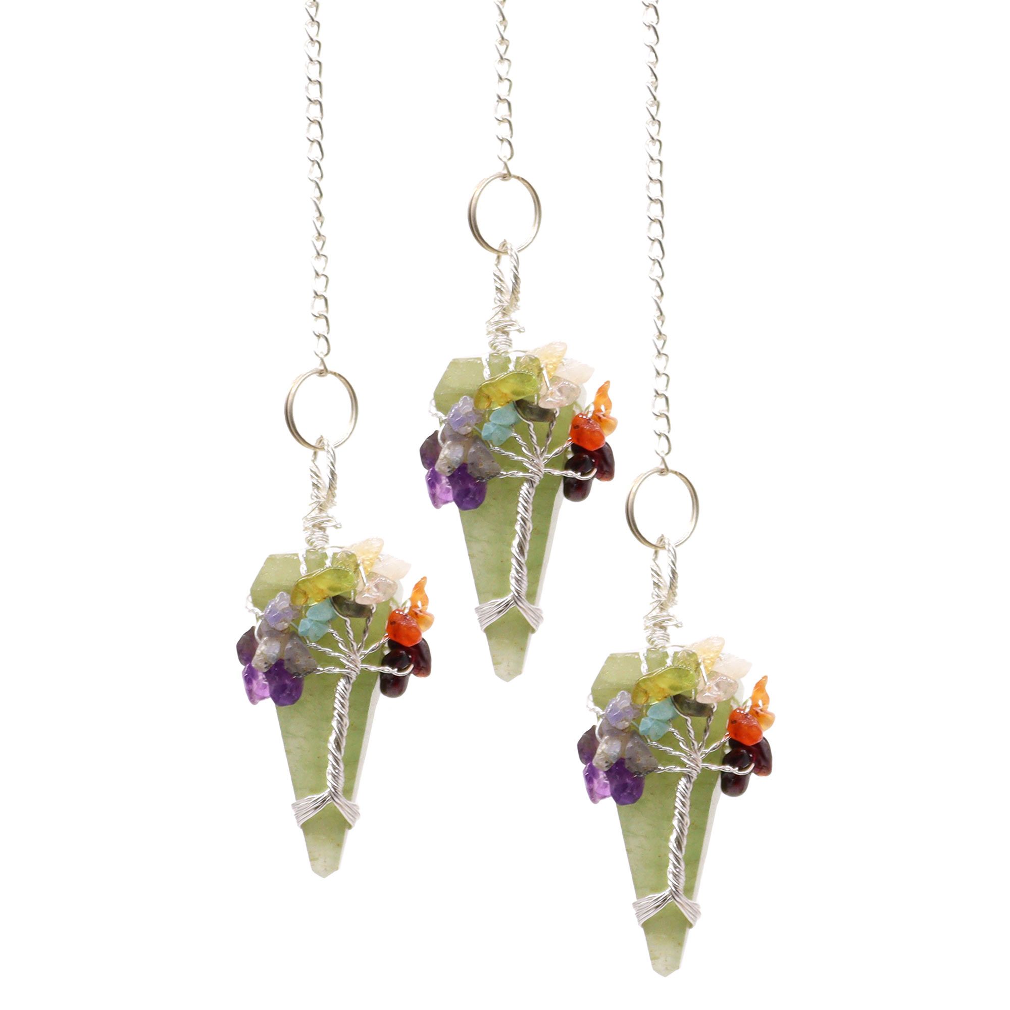 Magic Pendulum – Seven Chakra – Aventurine Magic Pendulum – Seven Chakra – Aventurine