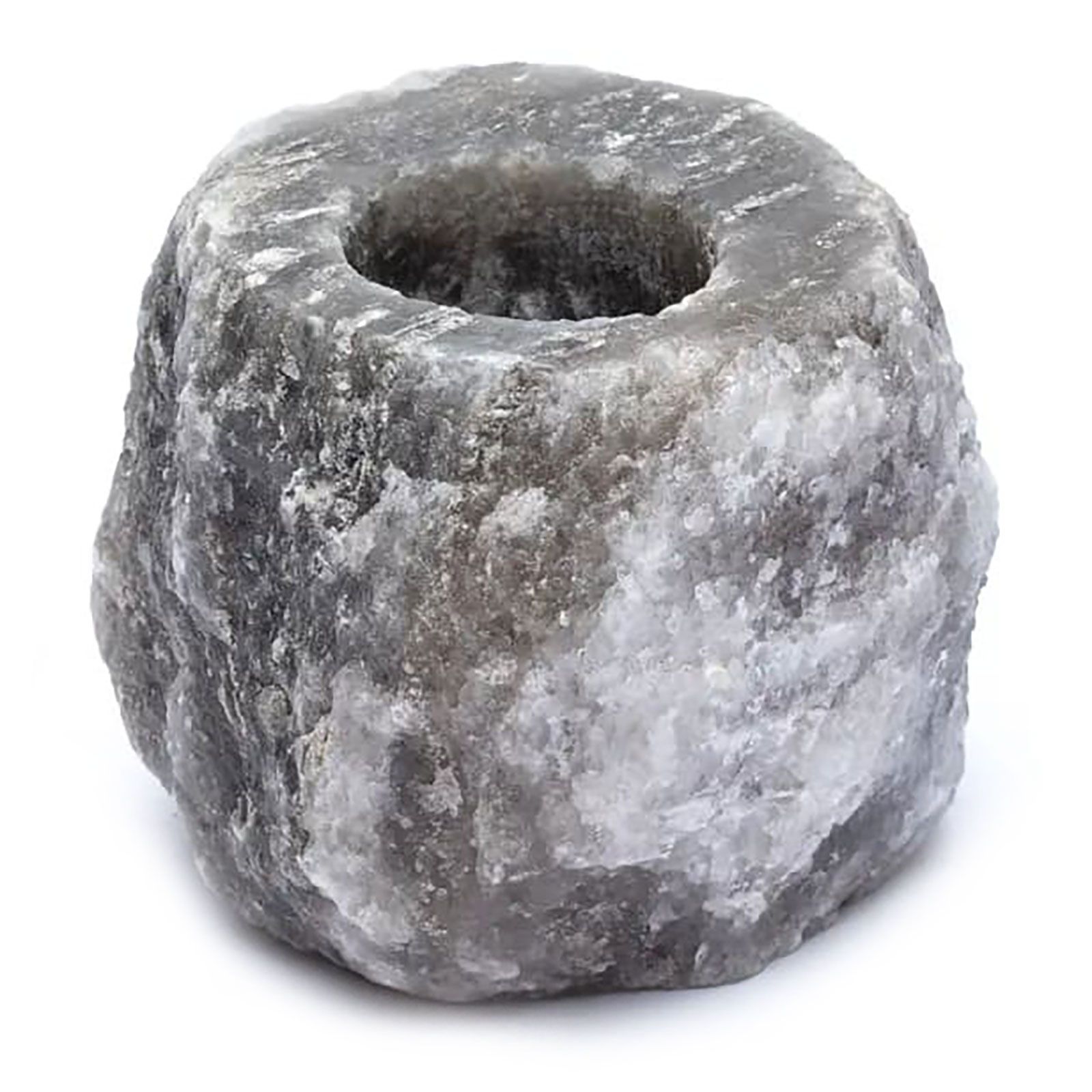Grey Salt Candle Holder Grey Salt Candle Holder